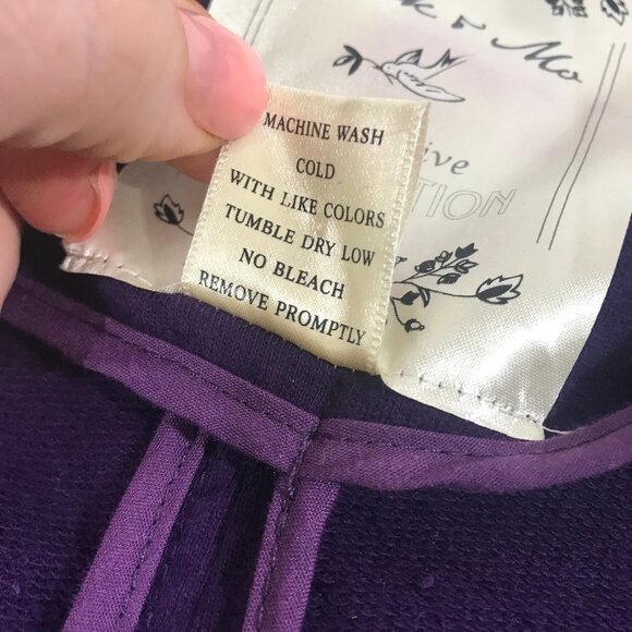 Nick & Mo Anthropologie Jacket Belted Cotton M​​​ - Picture 13 of 16